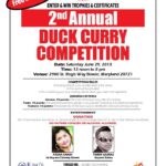 2nd Annual Duck Curry Competition Flyer