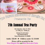 tea party flyer