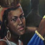 young exuberance detail oil on canvas karl jerry craig jamaica