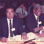 Charles Hutson and Malcolm Chan-a-Sue at Avro HS-748 conference – Manchester, UK