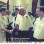 Charles Hutson Greeting Prince Charles, Prince of Wales – Ogle, Guyana