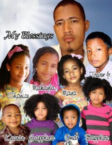 Trevor Rose has left to mourn eight young children