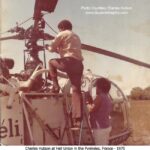 Charles Hutson at Heli Union in the Pyrénées, France - 1975