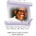 Memorial Service for the late Dr. Laurence Clarke