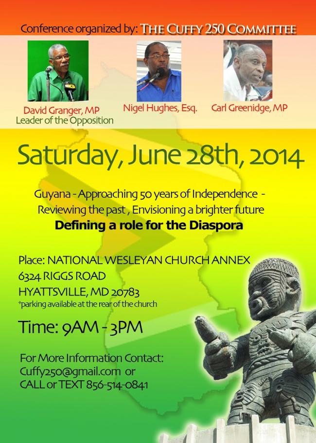 Cuffy 250 Committee Conference on Saturday June 28, 2014