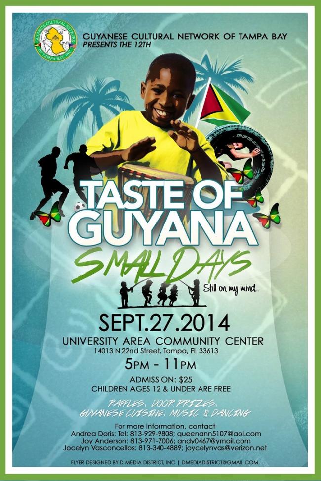 guyanese curtural network of tampa bay 12th taste of guyana