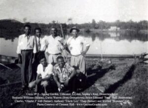 Charles "Charlie J" Gill the farmer who killed the "tiger" and relative Anthony "Uncle Loy" Yhap in a photo from the 1950s